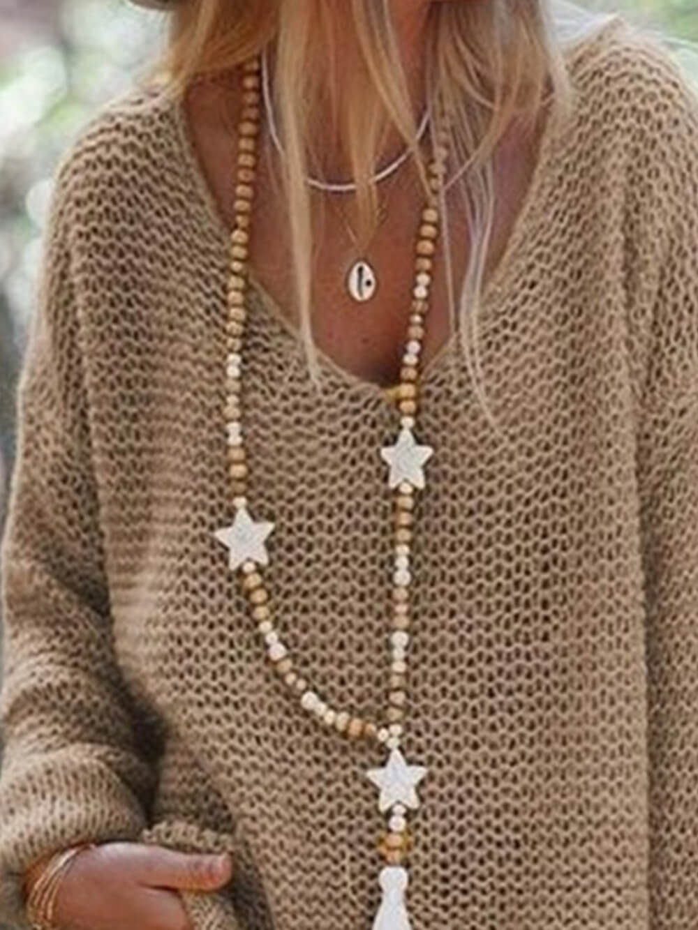 Camilla | Women’s V-Neck Knit Sweater with Texture