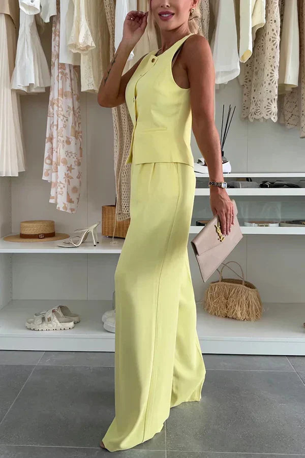 Maribel | Women’s Co-ord Set with Draped Top