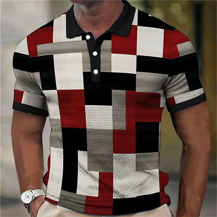 Mason Ward | Colour Block Polo Shirt For Men