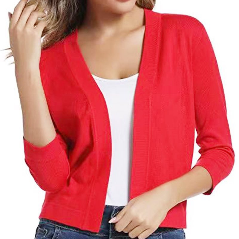 Celestine | Women’s Open Front Cardigan with 3/4 Sleeve