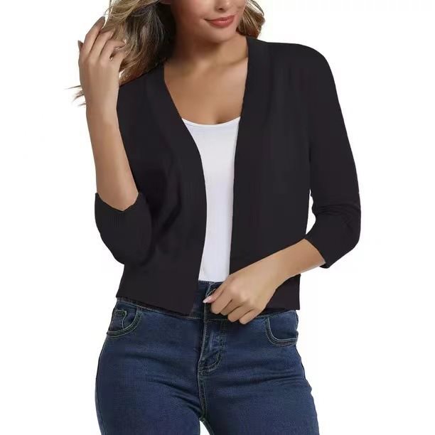 Celestine | Women’s Open Front Cardigan with 3/4 Sleeve