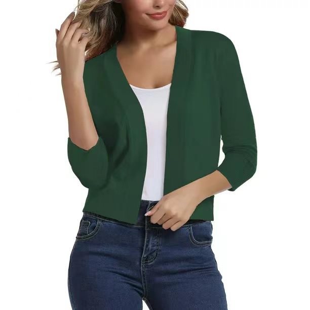 Celestine | Women’s Open Front Cardigan with 3/4 Sleeve