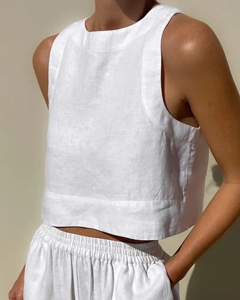 Fayenne | Women’s Two-Piece Set with Sleeveless Tank