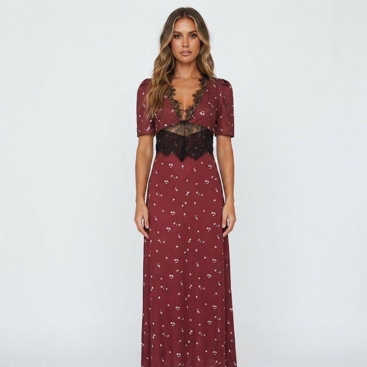 Charlotte Evans | Lace Trim Maxi Dress For Women