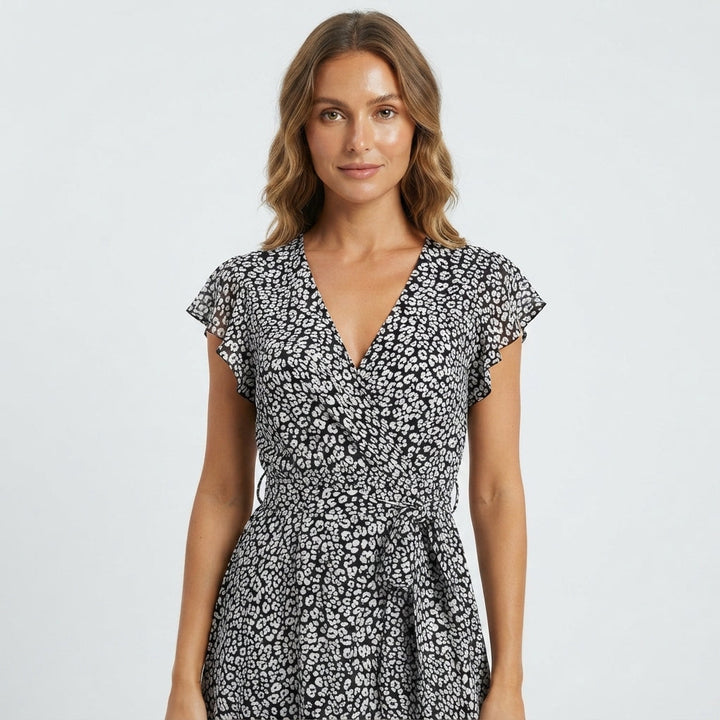 Charlotte Mitchell | Floral Wrap Summer Dress For Women