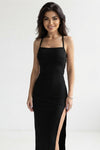 Charlotte Murphy | Sexy High Slit Halter Maxi Dress For Women