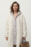 Charlotte Reid | Hooded Teddy Overcoat For Women