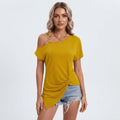 Chloe Bennett | Off-Shoulder Asymmetric Top For Women