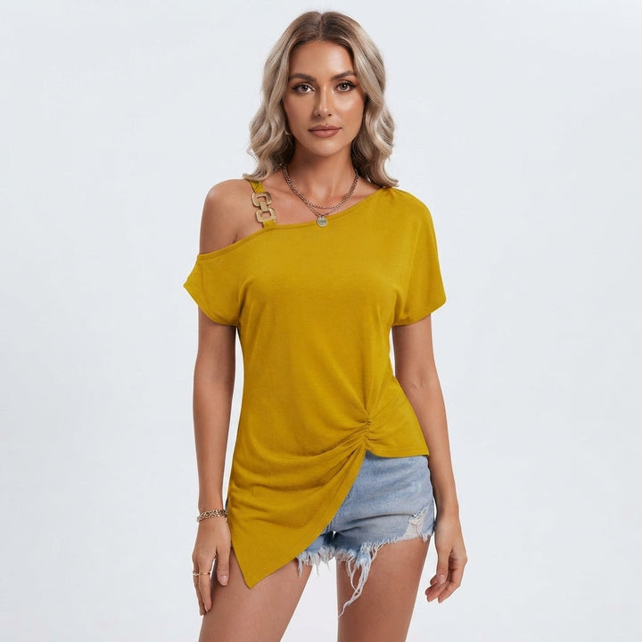Chloe Bennett | Off-Shoulder Asymmetric Top For Women