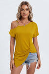 Chloe Bennett | Off-Shoulder Asymmetric Top For Women