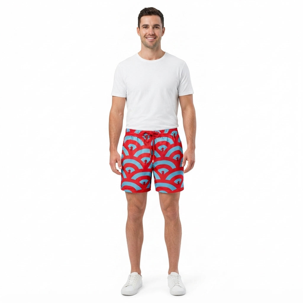 Cole Ferguson | Sports Print Swim Shorts For Men