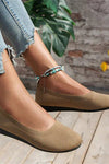 Ember | Women's Knit Round Toe Ballet Flats Slip-On