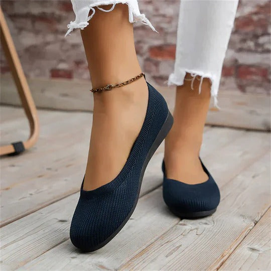 Ember | Women’s Knit Ballet Flats with Slip-On
