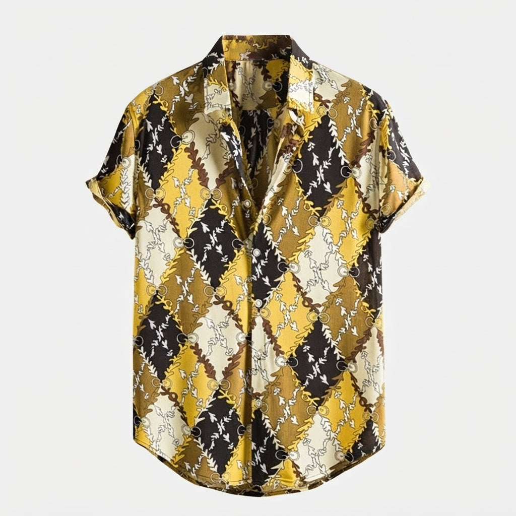 Connor Bailey | Printed Casual Shirt For Men
