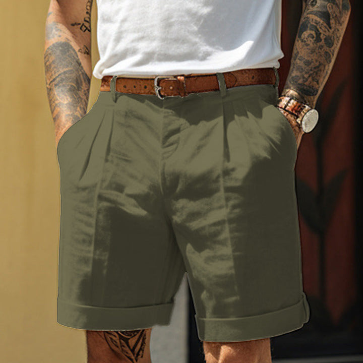 Corey Ashworth | Linen Blend Shorts For Men