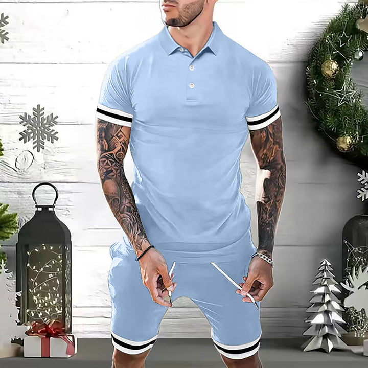 Wesley Chandler | Polo Shirt And Shorts Set For Men