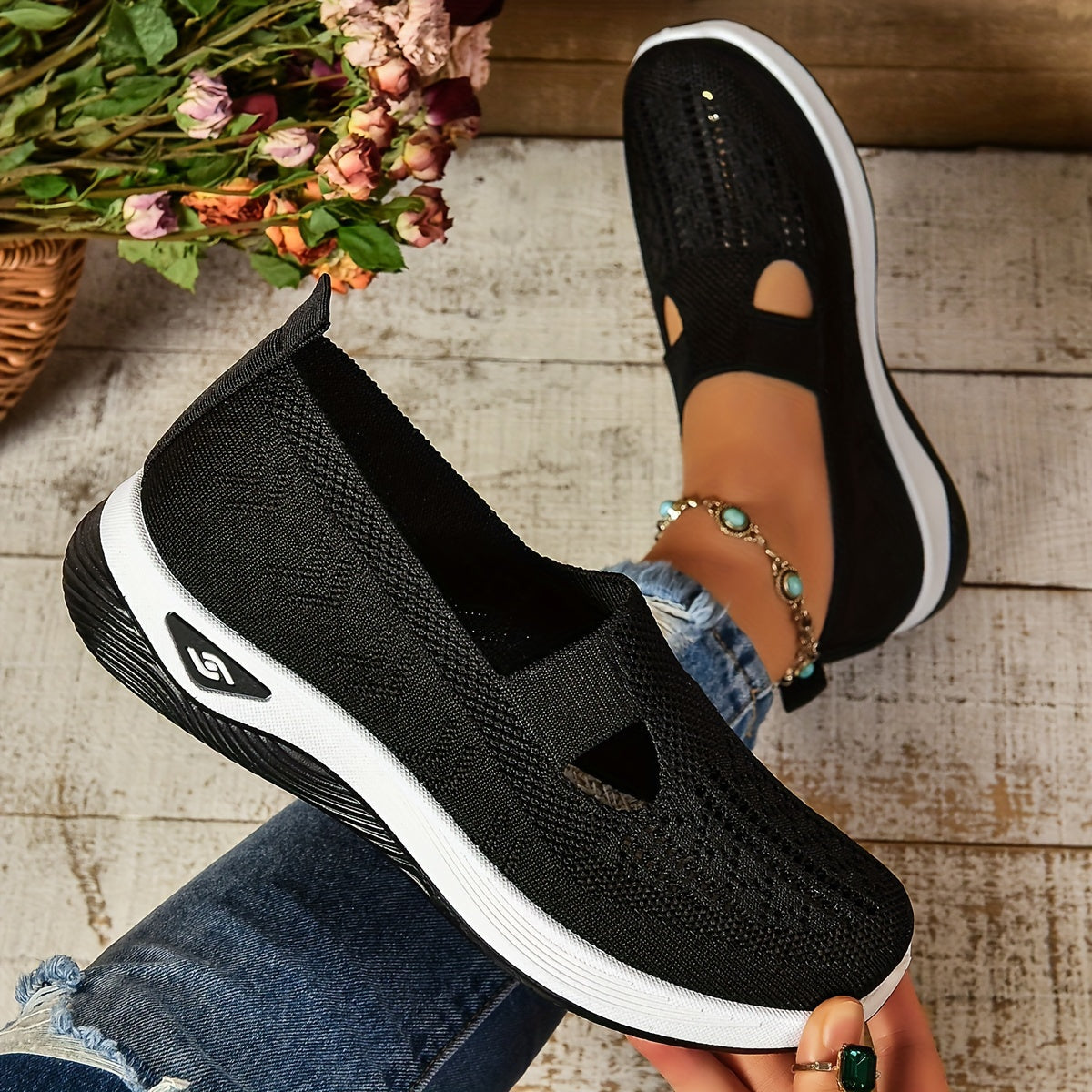 Gabriella | Women’s Orthopaedic Slip-On Shoes with Contoured Insole