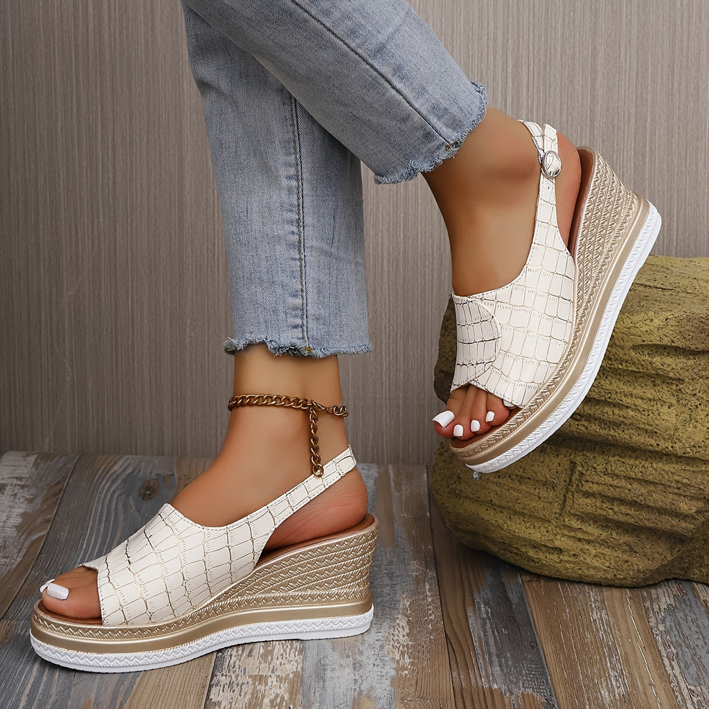 Marbella | Women’s Wedge Sandals with Cushioned Insole