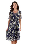 Isabelle Fletcher | Floral A-Line Midi Dress For Women