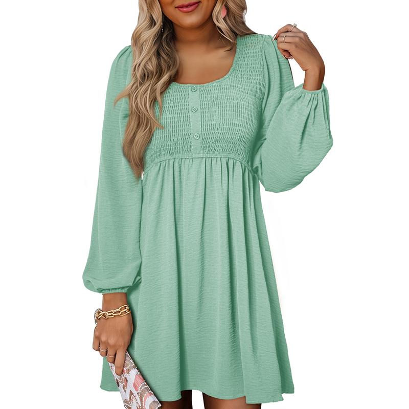 Penny | Women’s Penny Smocked Dress with Puff Sleeves