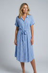 Lily Hargreaves | Floral Midi Shirt Dress For Women