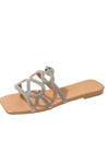 Aoife Kennedy | Diamante Snake Slippers For Women
