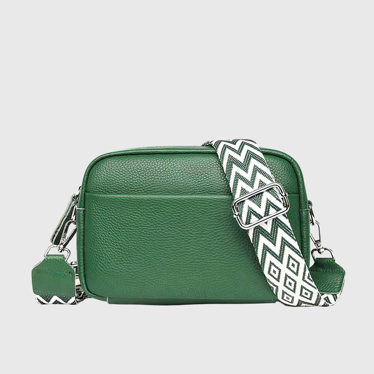 Giulia | Women’s Leather Shoulder Bag with Wide Strap