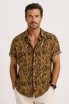 Declan Whitmore | Tiger Print Resort Shirt For Men