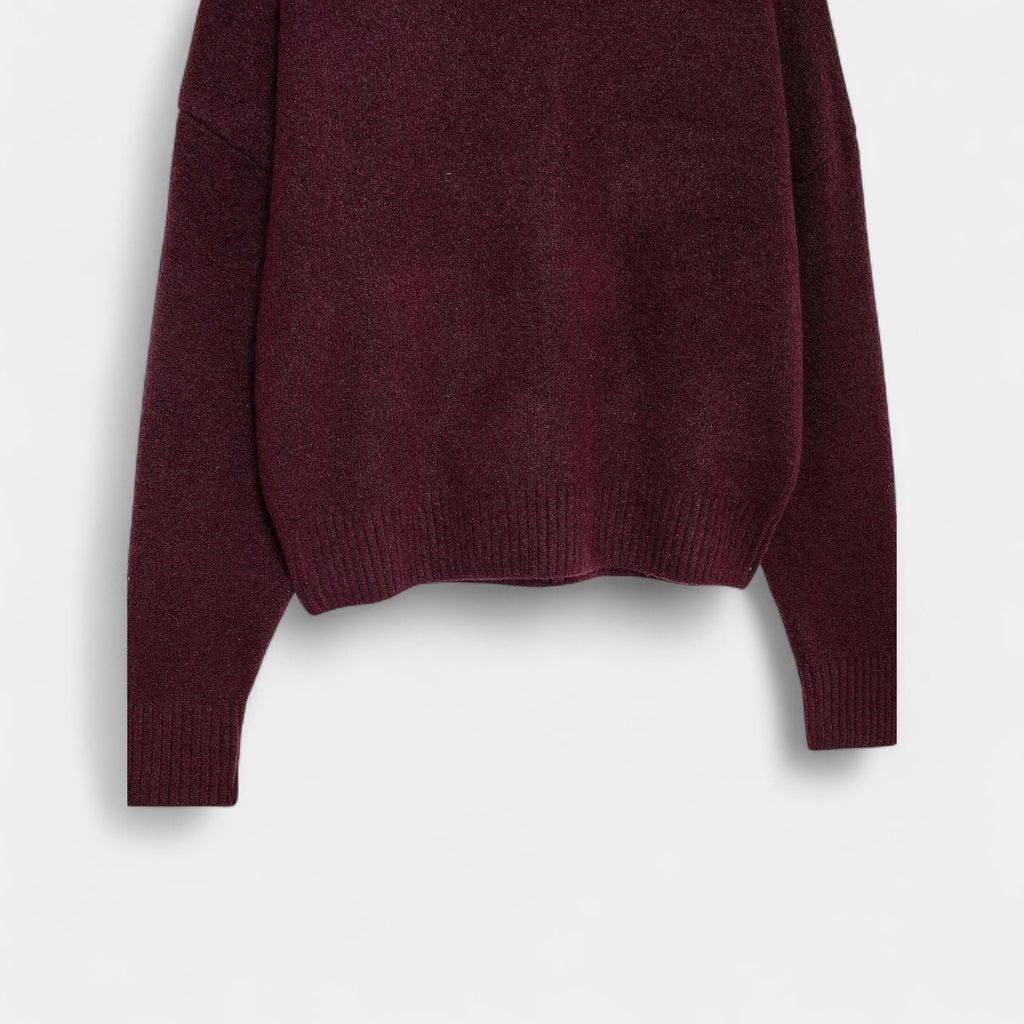 Delilah | Women’s Turtleneck Long-Sleeve Sweater with Relaxed Fit