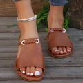 Jenna | Women’s Braided Slide Sandals with Cushioned Sole