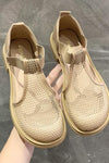Roma | Women's Gladiator Sandals Woven Strap Buckle Platform