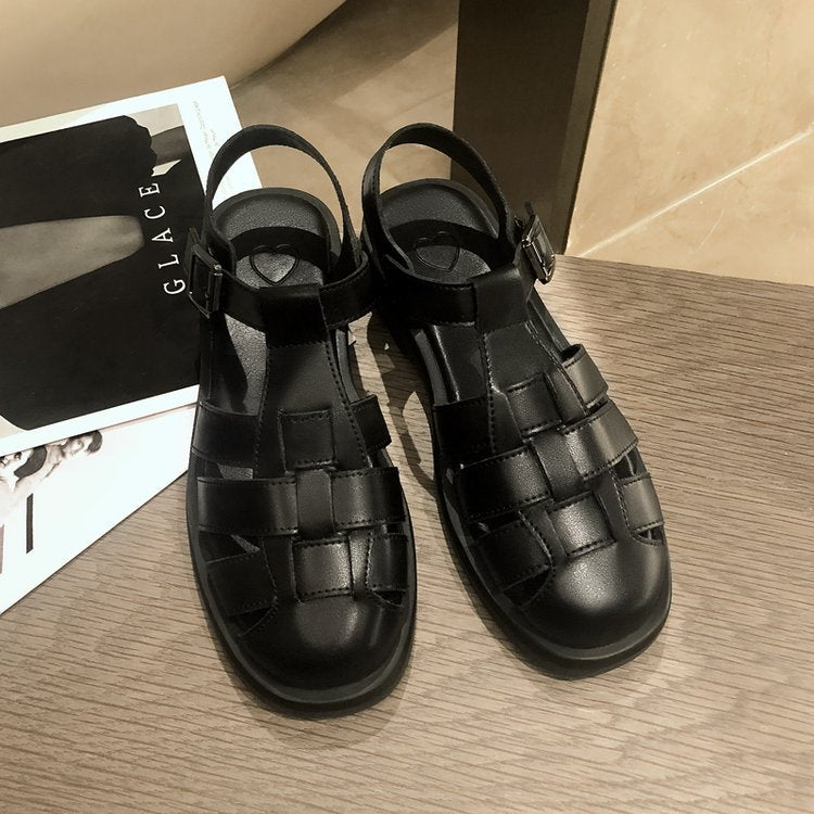 Roma | Women’s Gladiator Sandals with Woven Straps