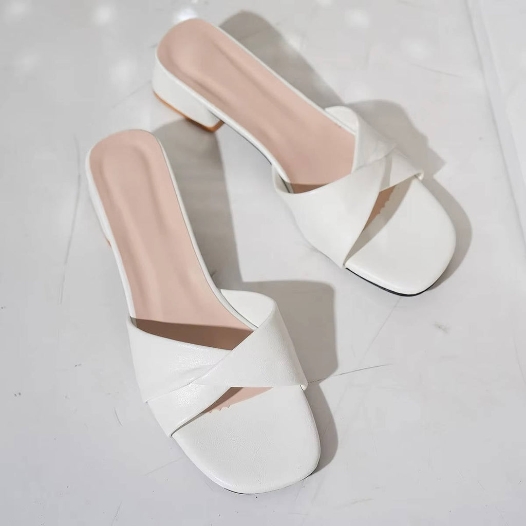 Ava | Women’s Twisted Strap Sandals with Cushioned Footbed
