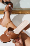 Ava | Women’s Twisted Strap Sandals with Cushioned Footbed