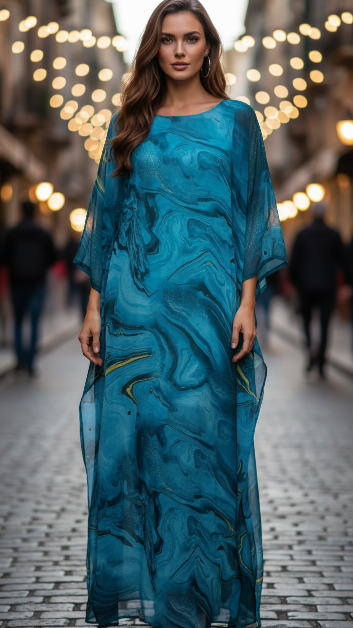 Aurelia | Women’s Maxi Dress with Kaftan Draping