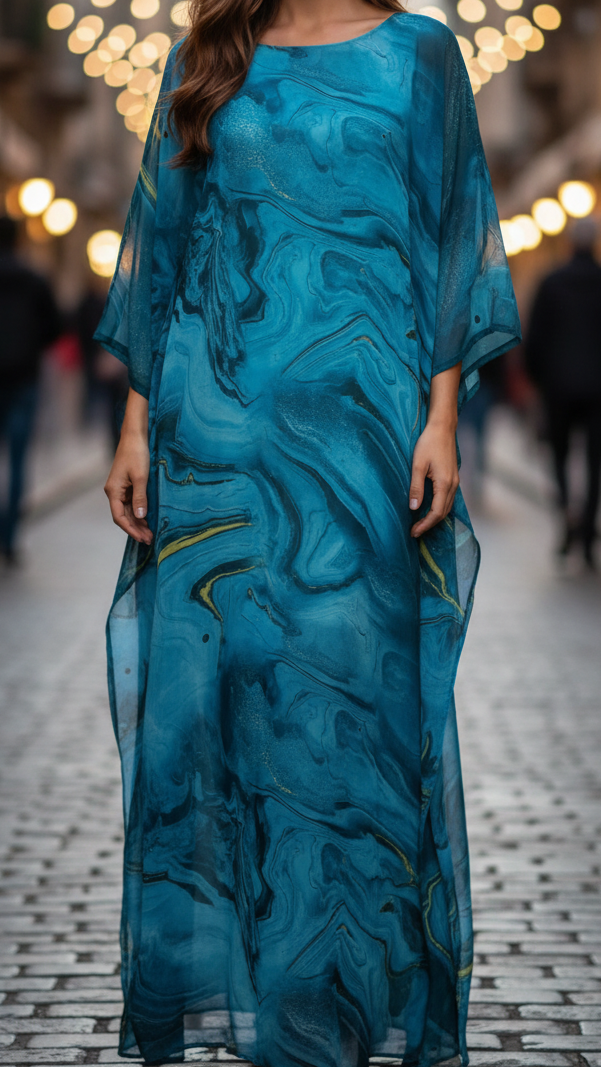 Aurelia | Women’s Maxi Dress with Kaftan Draping