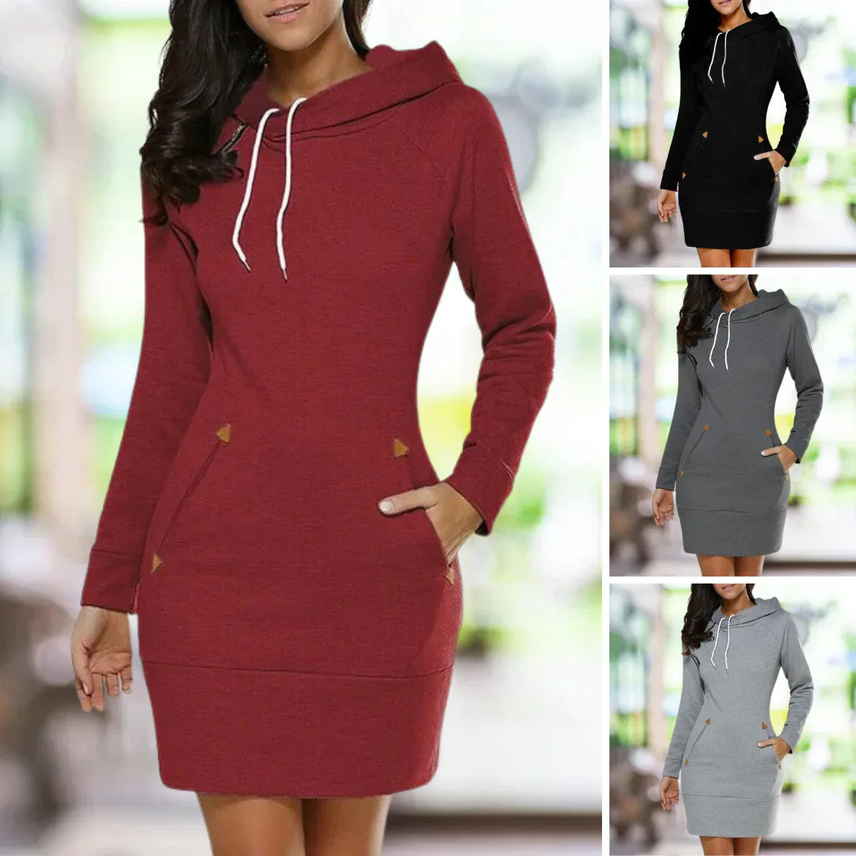 Mila | Women’s Hoodie Dress with Pockets