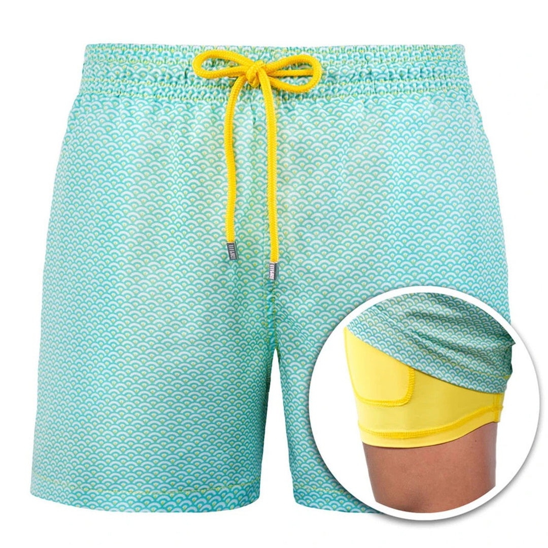 Cole Ferguson | Sports Print Swim Shorts For Men