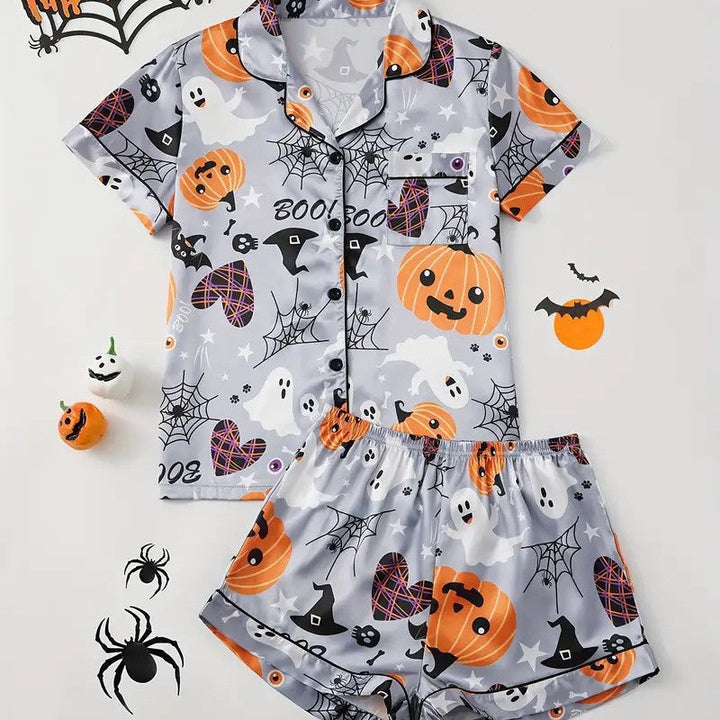 Spooky Pumpkin | Halloween Pyjama Set For Women