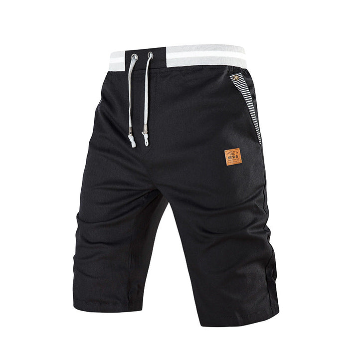 Callan Ashby | Cotton Cargo Cropped Shorts For Men