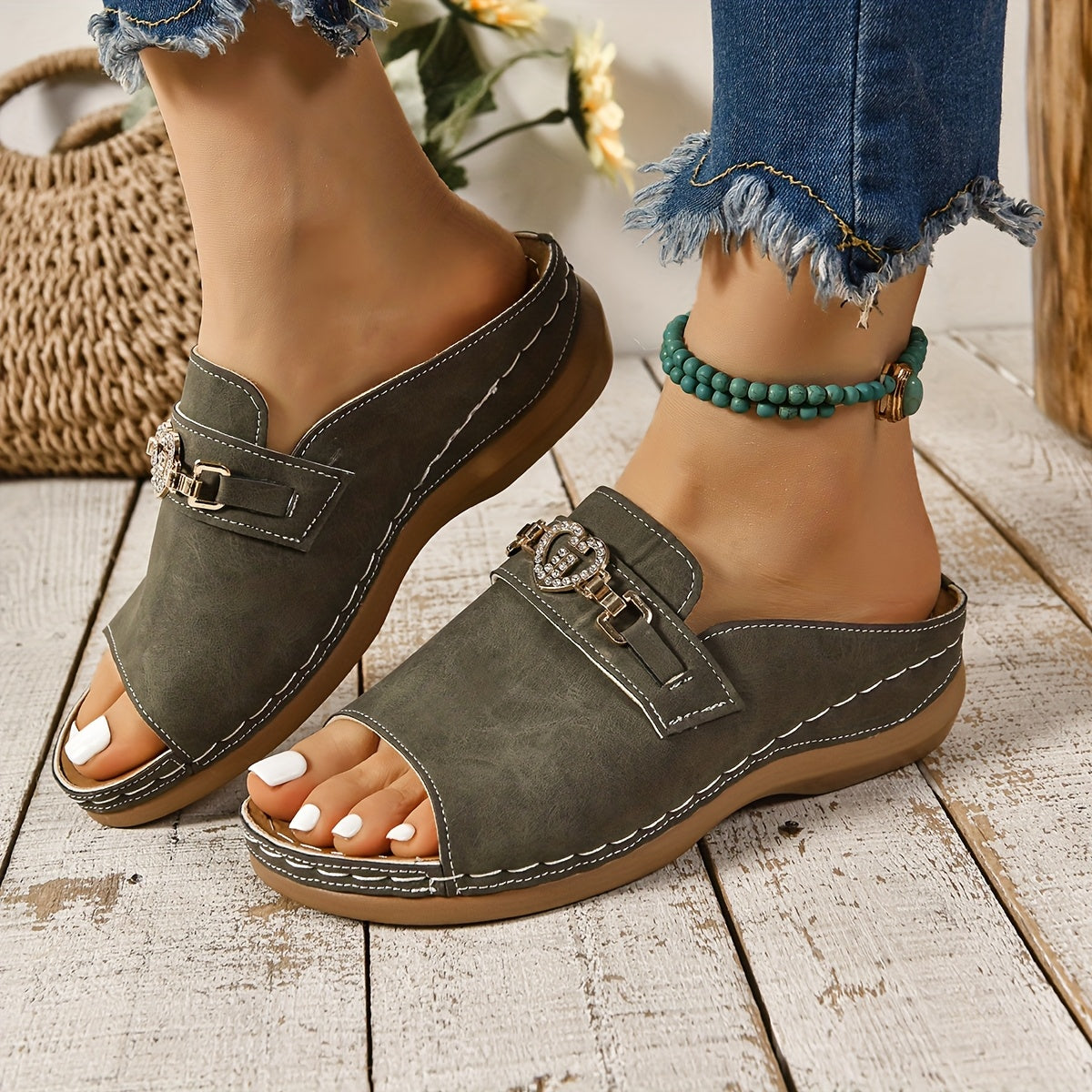 Fiorina | Women’s Romantic Charm Sandals with Secure Fit