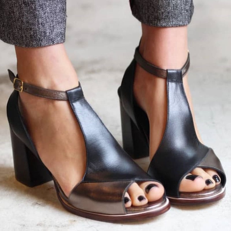 Anyao  | Women’s Open-Toe Sandals with Cushioned Insole
