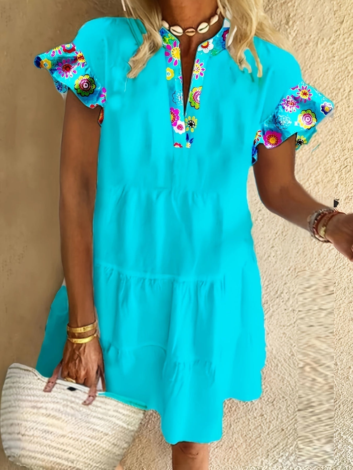 Anne | Women’s Lightweight Flare Dress with Cinched Waist