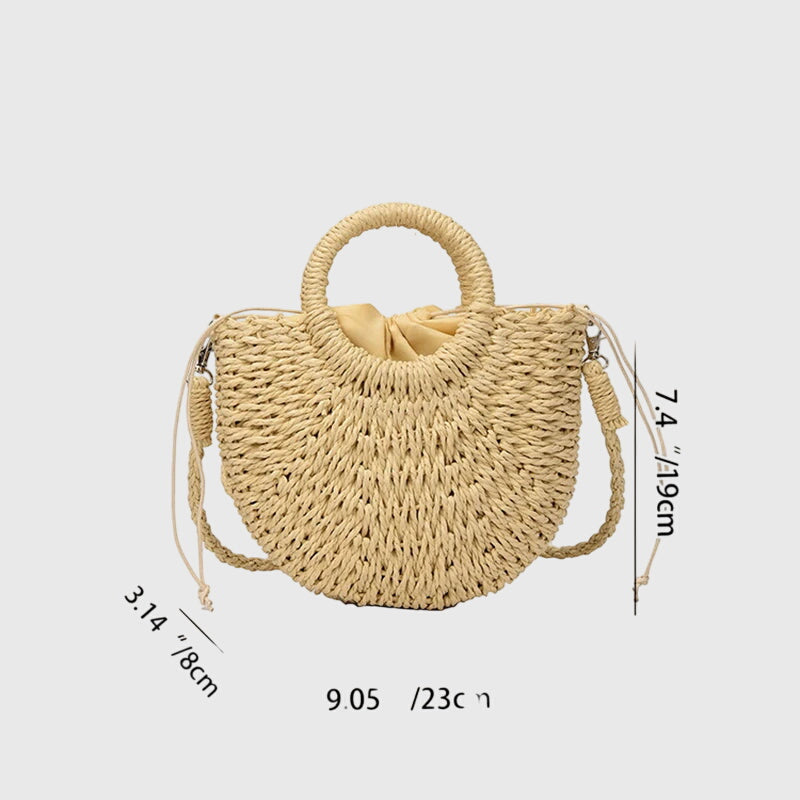 Amaya | Women’s Natural Handbag with Crossbody Strap