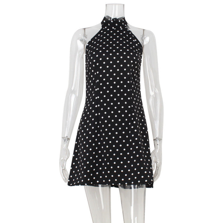 Freya Bennett | Polka Dot Halter Mini Dress For Women