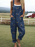 Sienna | Women’s Jumpsuit with Bee Motifs