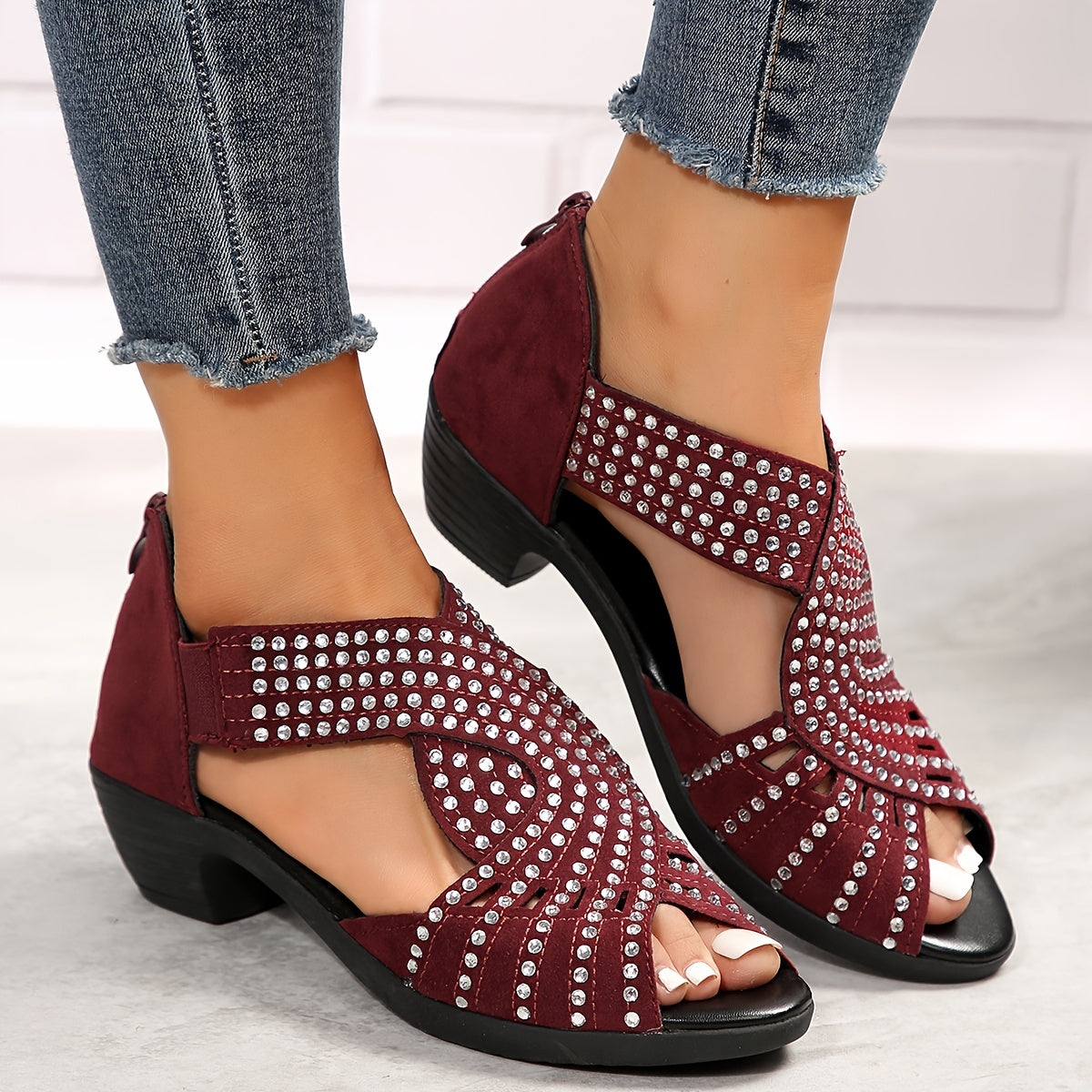 Zayla | Women’s Sparkle Sandals with Subtle Sparkle Detailing