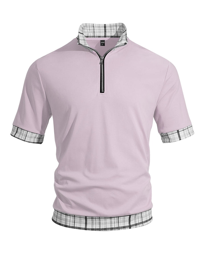 Benjamin Foster | Half-Zip Polo Shirt For Men