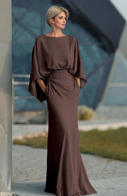 Elise Robertson | Batwing Sleeve Maxi Dress For Women
