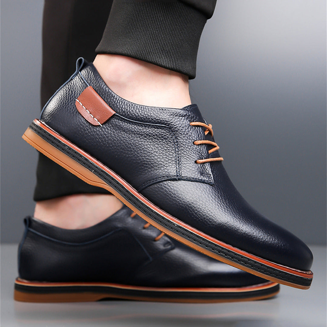 Fraser Kingston | Leather Lace-Up Oxford Shoes For Men